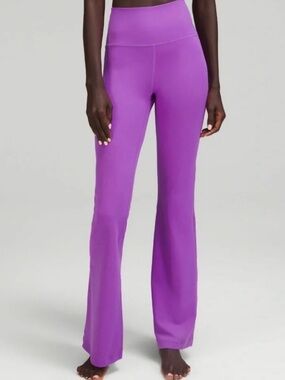 NWT lululemon athletica Purple High-Rise Flare Leggings
